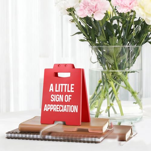 Thank You Appreciation Sign for Coworkers & Employees | Compact A-Frame Decor