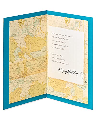 Romantic Birthday Card for Him/Her - You and Me Design