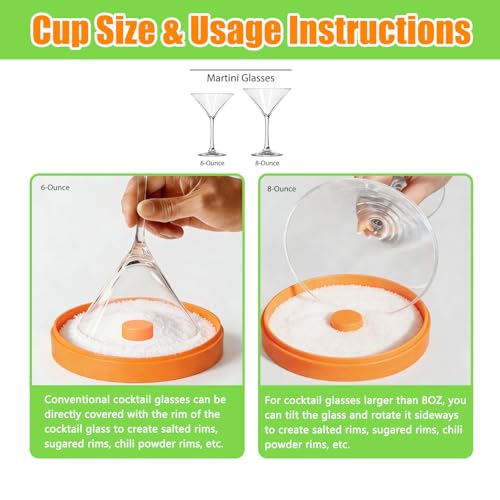 3-Tier Margarita Salt Rimmer Set - Professional Cocktail Glass Rimmer