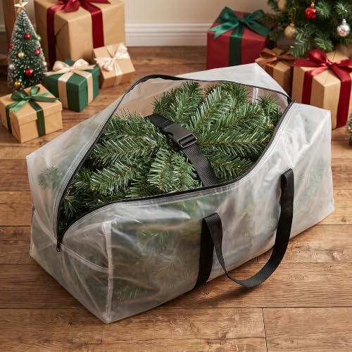 Christmas Tree Cinch Straps Set with Buckles - Adjustable Holiday Tree Securing Bands