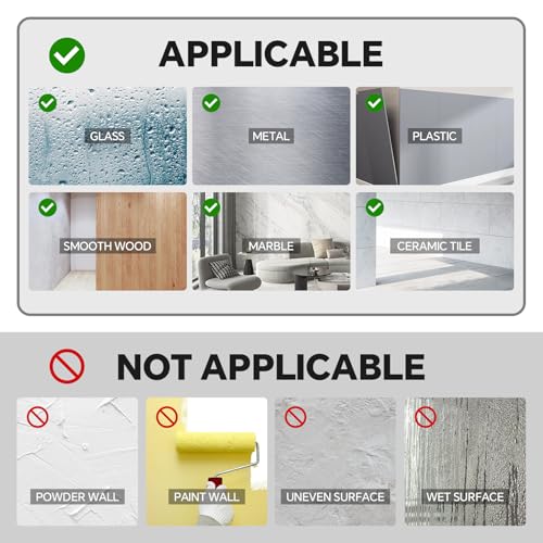 Heavy Duty Suction Cup Hooks for Bathroom - 4 Pack, Brushed Nickel