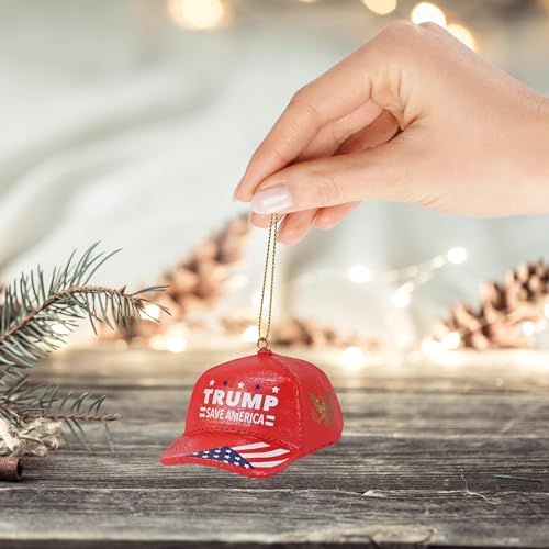 Trump Support Christmas Ornament - 3.6 Inch Patriotic Holiday Decor