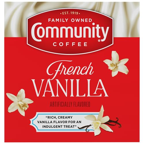 Community Coffee French Vanilla Flavored K-Cup Pods - Medium Roast, 10 Count