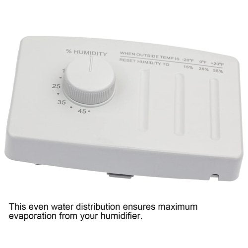 4655 Manual Digital Control Humidistat Will Close The Control Switch for Whole Home Humidifier, Manual Water Saver Furnace Humidifier, Large Capacity