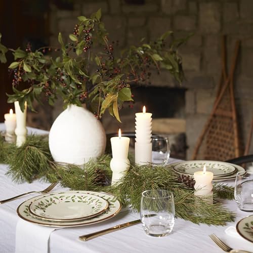 Lenox Holiday Porcelain Salad Plate Set for 6 - Christmas Dinnerware