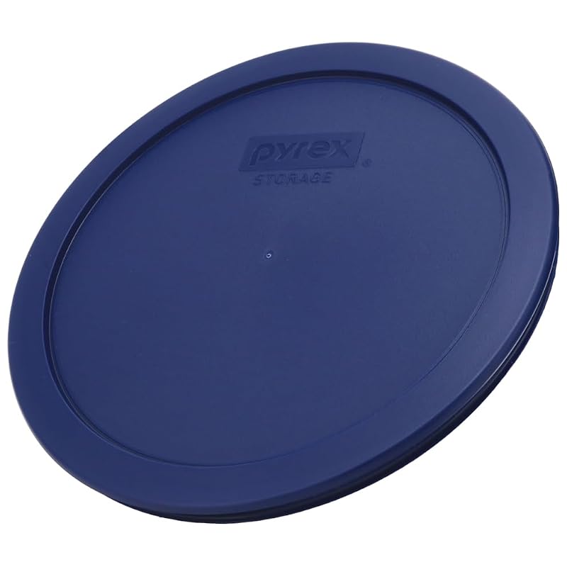 Pyrex 7402-PC Blue Food Storage Lids (6-Pack) - Fits 6/7-Cup Bowls