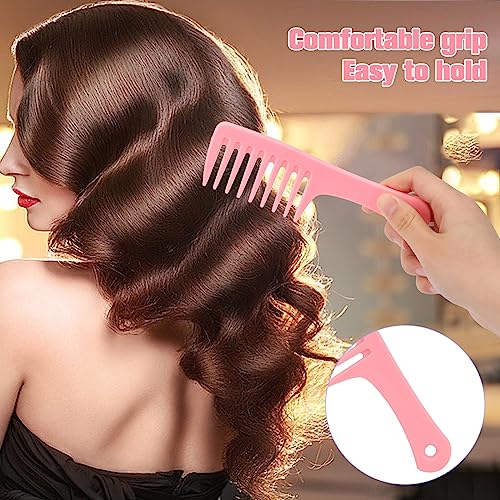 Mozeat Lens Mini Wide Tooth Hair Comb - 2 Pcs Travel Detangling Combs