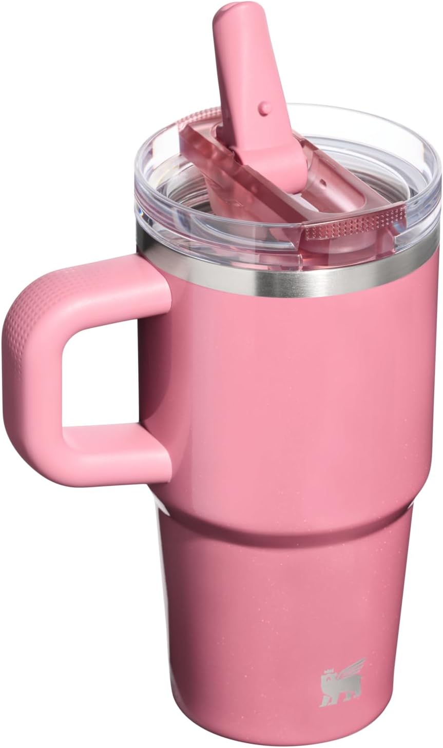 STANLEY Quencher ProTour 20 oz Tumbler - Leakproof Lid, Built-In Straw & Handle | Insulated Stainless Steel | BPA-Free | Port Shimmer