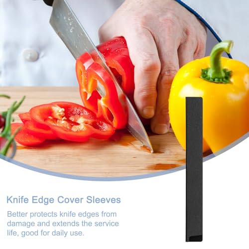 uxcell Universal Knife Edge Guard - 12.6" x 1.5" ABS Blade Protector Sleeve