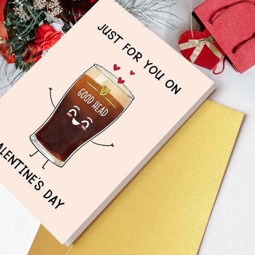 Funny Guinness Valentine's Day Card for Beer Lovers