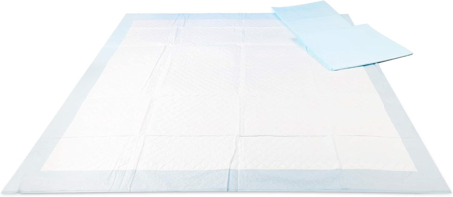 Unifree Disposable Underpads - Super Absorbent Incontinence Bed Pads | 40 Count, XXL 36x36 Inch, Blue