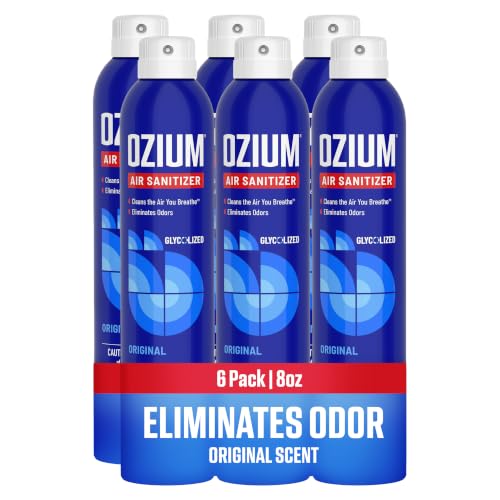 Ozium 8 Oz. Air Sanitizer & Odor Eliminator Spray - Pack of 6