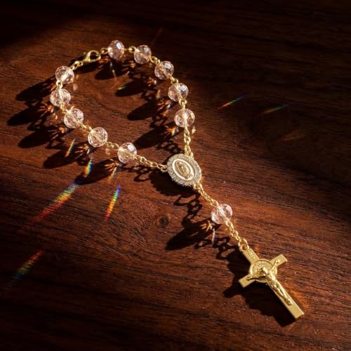 Car Rosary Rearview Mirror Hanger Elegant Symbolic Pendant Ornament