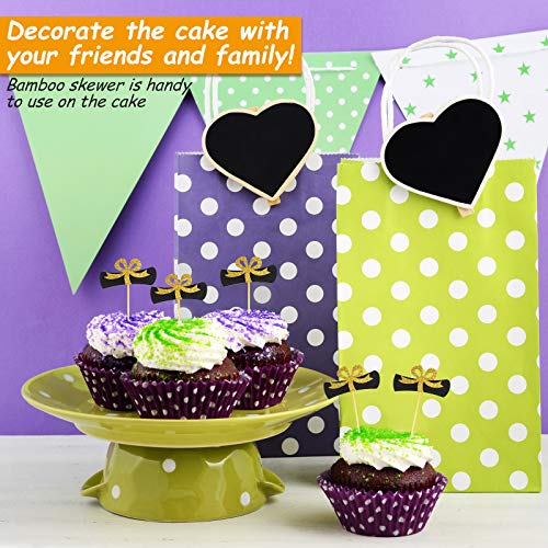 16 Glitter Graduation Cupcake Toppers - Class of 2025 Picks
