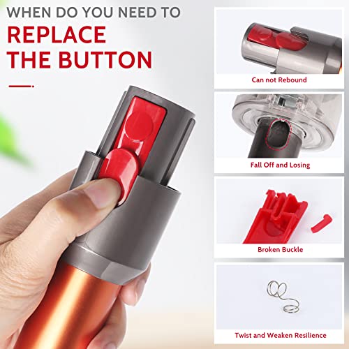 Dyson Vacuum Replacement Clip Latch Tab Button - 2 Pack