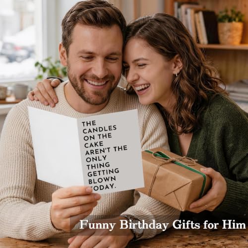 Funny Birthday Card for Him - Hilarious Gift for Boyfriend or Husband