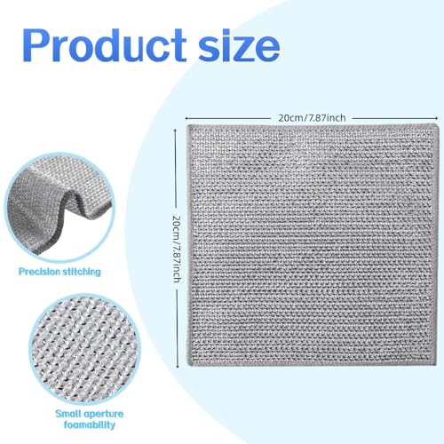 Durable Non-Scratch Wire Dishcloths - 6PCS Multipurpose Kitchen Scrubber
