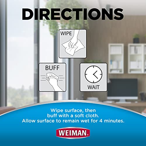 Weiman Electronic Disinfecting Wipes - Screen & Device Cleaner, 2 Pack