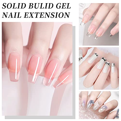 AIJIMEI Solid Nail Extension Builder Gel Non-Stick Hand 3D Sculpting Hard Gel