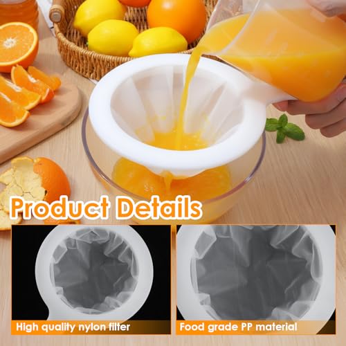 Grevosea 2-Piece Fine Mesh Strainer Set with Handle - 120 and 200 Mesh
