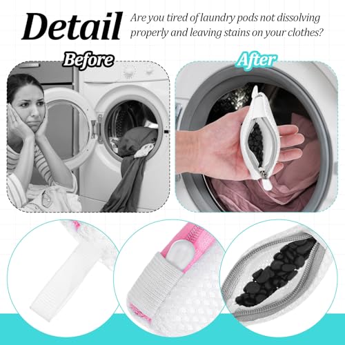 4-Pack Mini Mesh Laundry Bags for Pods & Scent Beads