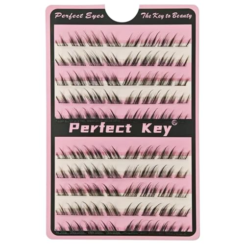 Wispy Self Adhesive Cluster Eyelashes DIY Lash Extensions D Curl