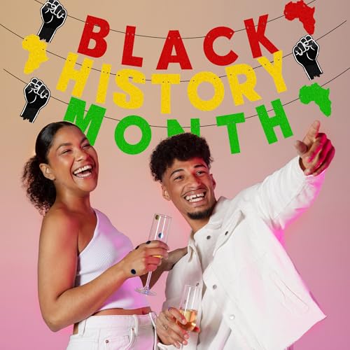 Black History Month Banner African American Party Decorations Backdrop