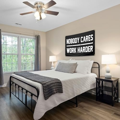 Nobody Cares Work Harder Motivational Flag - 3x5 Ft Polyester