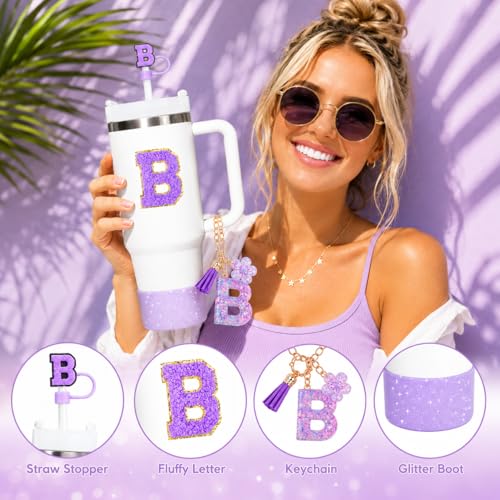 9-Piece Purple Stanley Cup Accessories Set for 30oz & 40oz