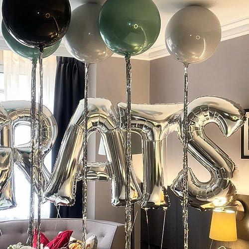 40 Inch Silver Letter A Balloon - Foil Mylar for Party Decor