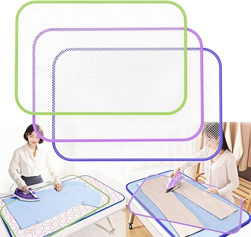 Premium Heat Resistant Pressing Cloth for Ironing - 3 Pack