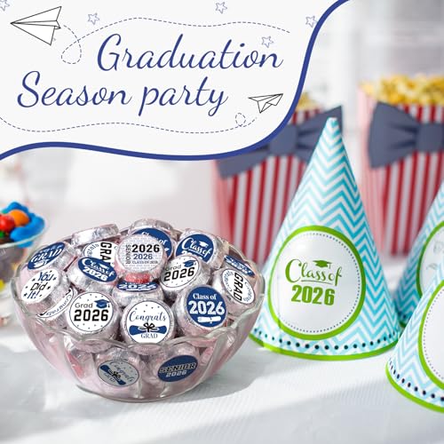 2026 Graduation Stickers - 504 Pieces for Party Favors & Decorations