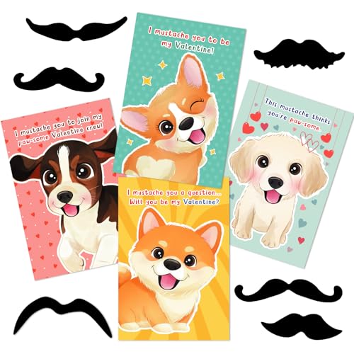 24 Funny Valentine’s Day Cards for Kids – Cute Puppy Designs