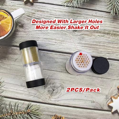 Sunmei 2-Pack Salt & Pepper Shaker Set - Moisture Proof, Airtight, Portable for Camping & Outdoors