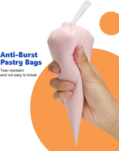 176PCS Piping Bags Set by [Brand Name] - Includes 150 Anti-Burst 12-Inch Bags, 12 Tips & More