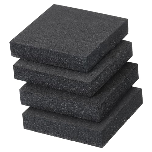 PATIKIL EVA Anti-Vibration Pads, 4 Pcs 6" x 6" x 0.8" for HVAC