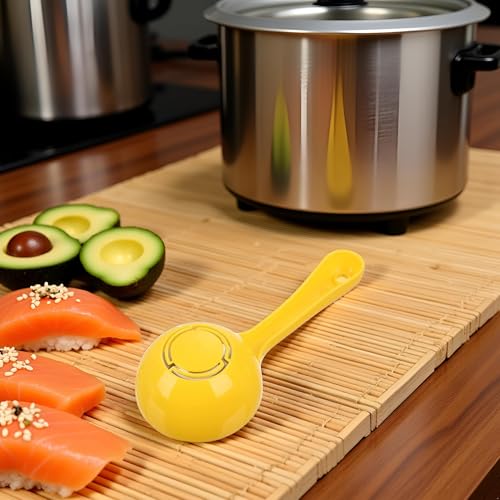 Yellow Non-Stick Rice Paddle & Sushi Mold for Rice Balls