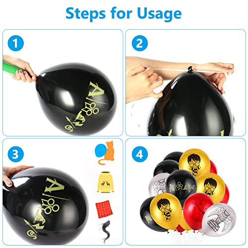 Ainiv 15PCS 12-Inch Cartoon Metallic Balloons for Parties