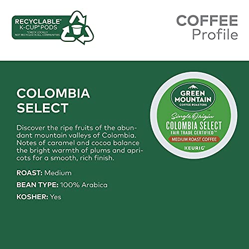 Green Mountain Coffee Colombia Select K-Cup Pods - Medium Roast (24 Count)