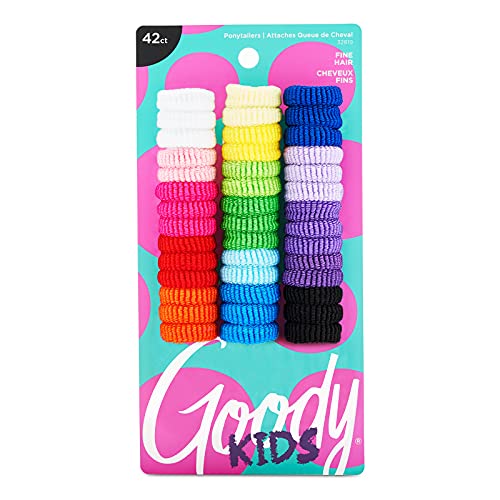 Goody Ouchless Tiny Terry Ponytailers Assorted Colors 42 Count