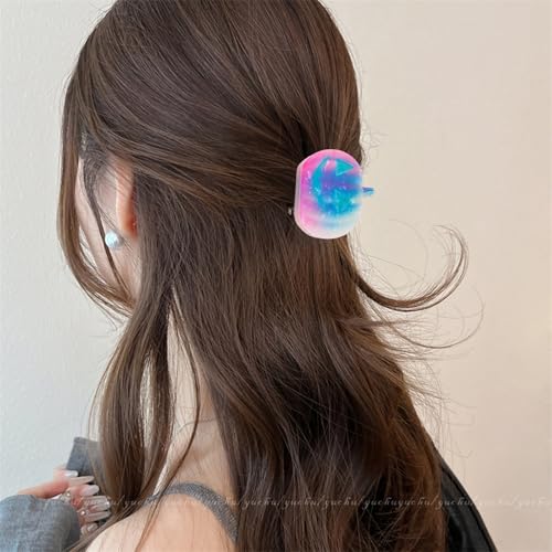 Pumpkin Hair Claw Clip - Cute Acrylic Non-Slip Halloween Hair Accessory