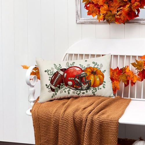 Waterproof Pumpkin Fall Pillow Covers 12x20 for Indoor & Outdoor