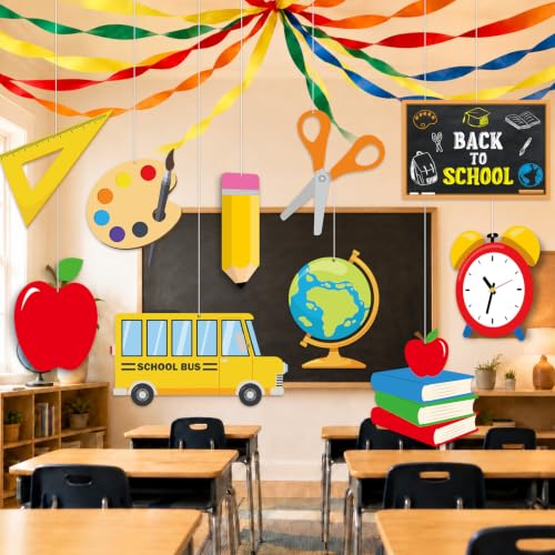 20PCS Back to School Decorations Set - Classroom Hanging Ornaments