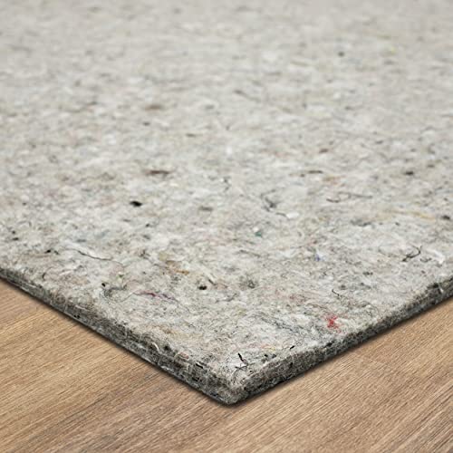 Mohawk Home Felt Rug Pad 8' x 10' - 1/2 Inch Thick Cushion for Area Rugs, Protective Underlay for Hardwood Floors, Comfort and Insulation – Felt Only Pad