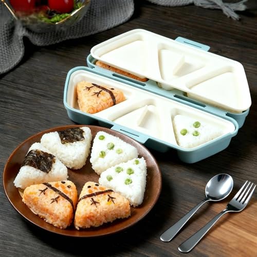 6-in-1 Onigiri Mold - Triangle Rice Ball Maker for Quick Meals