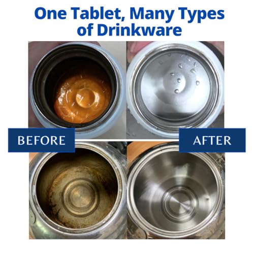LAST8OTTLE Coffee Tumbler & Water Bottle Cleaning Tablets - 12 Count