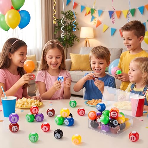 JOYIN 36-Pack 8-Ball Pool Fidget Spinners for Kids Party Favors, 1.3 Inch, Safe & Durable