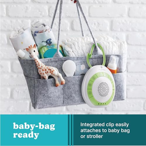 Homedics MyBaby Portable Sound Machine – 4 Soothing Sounds for Nursery