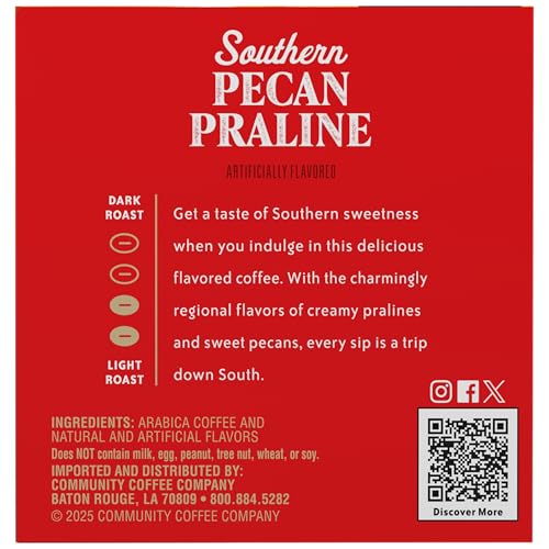 Community Coffee Southern Pecan Praline K-Cup Pods - 72 Count