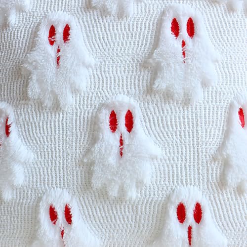 Halloween Ghost Pillow Covers Set of 2 - 18x18 Fall Decor